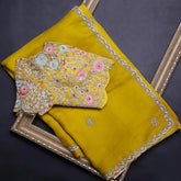 Latest Fancy Designer Saree With Blouse