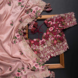 New Fancy Designer Saree With Blouse