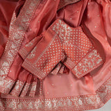 Latest Fancy Designer Saree With Blouse