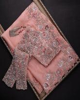 New Fancy Designer Saree With Blouse