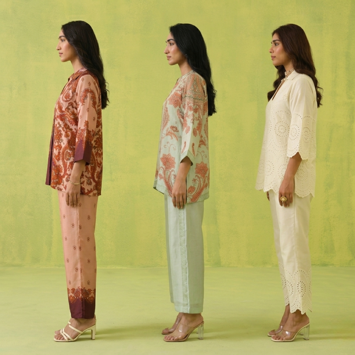 Pack of 3 Premium Designer Co-Ord Set for Women (C-7)