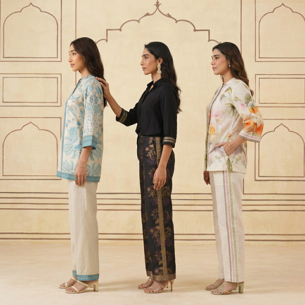 Pack of 3 Premium Designer Co-Ord Set for Women (C-6)