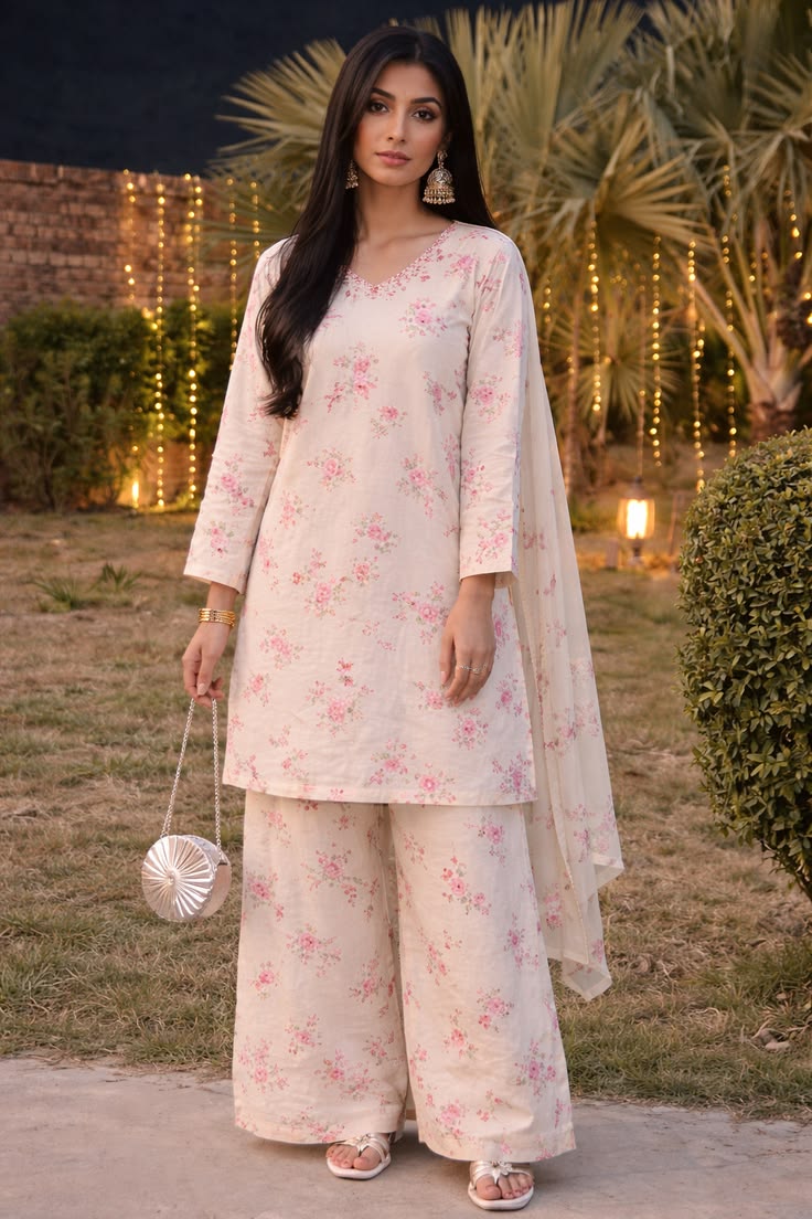 Blossom Grace Kurti Set
