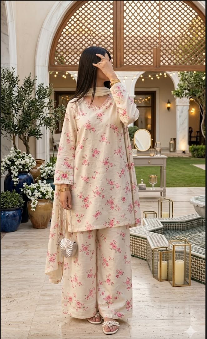 Blossom Grace Kurti Set 2