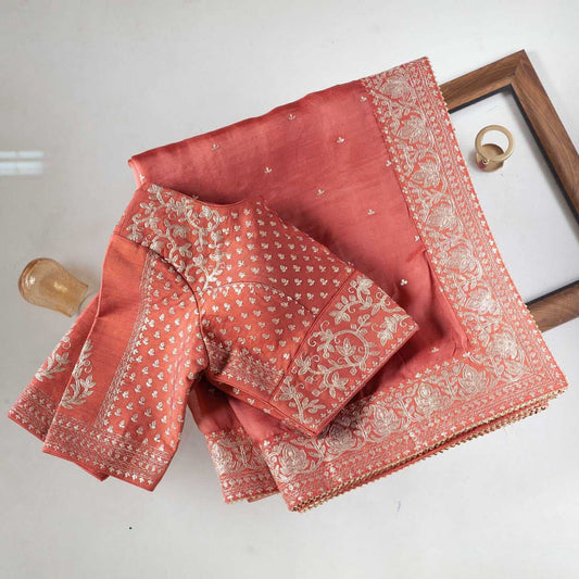 Latest Fancy Designer Saree With Blouse