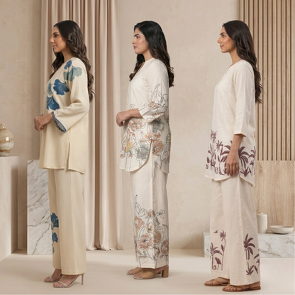 Pack of 3 Women’s Premium Printed Co-Ord Set Combo  (C-05)