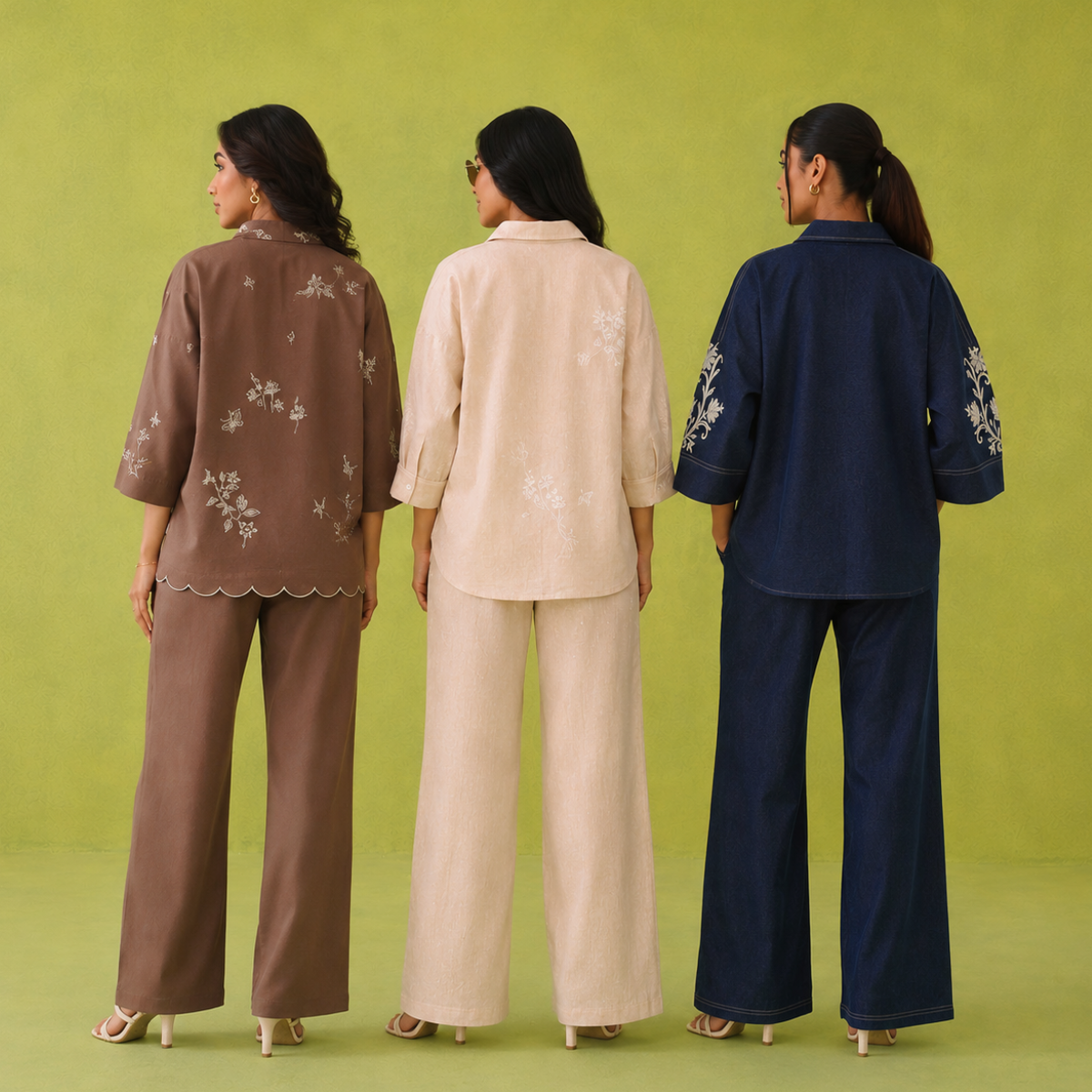 Pack of 3 Premium Designer Co-Ord Set for Women (C-10)