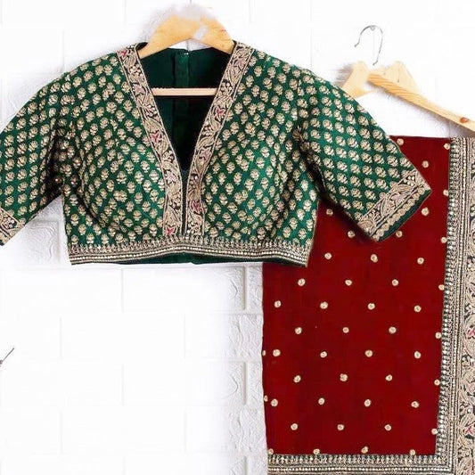 Latest Fancy Designer Saree With Blouse