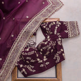 New Fancy Designer Saree With Blouse