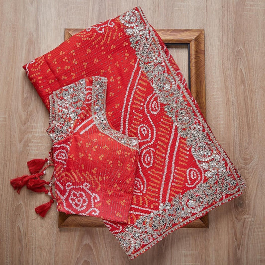 New Fancy Designer Saree With Blouse