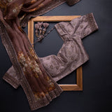New Fancy Designer Saree With Blouse