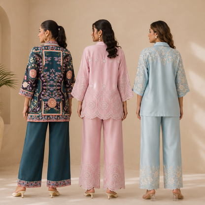 Pack of 3 Premium Designer Co-Ord Set for Women (C-8)